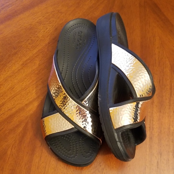 crocs capri shimmer xband sandal